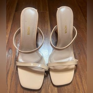 FASHIONNOVA NUDE HEELS